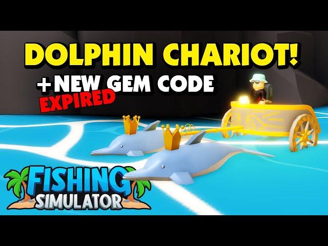 Fishing Simulator - Dolphin Chariot - Full Fish Index Reward