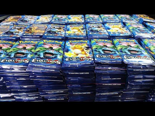 Opening 1,000 Evolutions Pokemon Packs