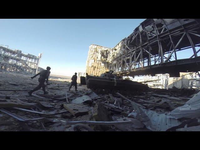 Battle of Donetsk Airport - Intense Combat Footage and Heavy Clashes Fighting | War in Ukraine