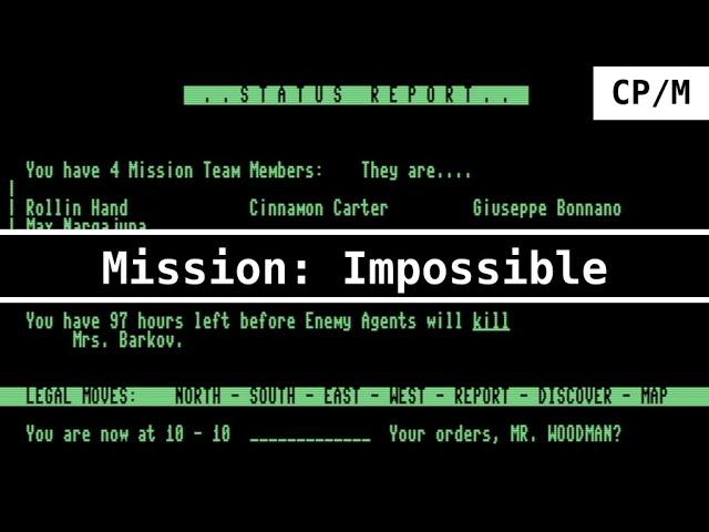 Mission: Impossible on CP/M