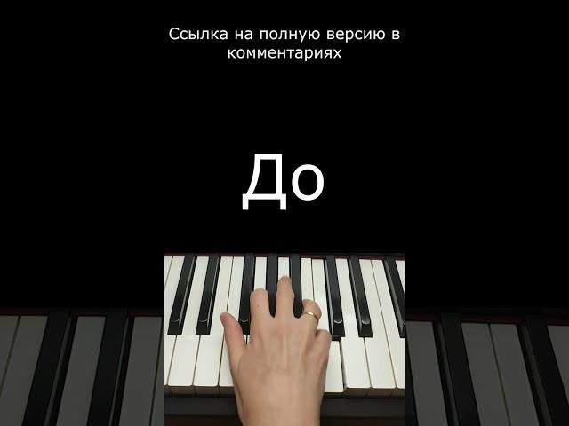 Нам нужна одна победа / Фортепиано / Припев #Shorts #piano #pianotutorial #pianotutorialshorts