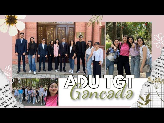 Qatara gecikdikkk! | ADU TGT ilə Gəncə vlogu