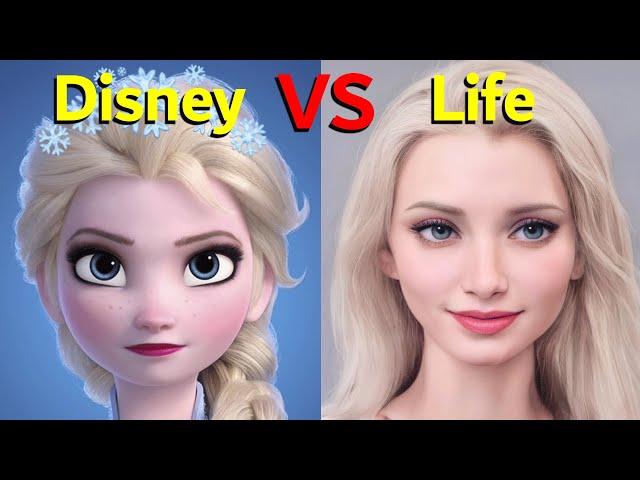 Realistic versions of Disney characters | Cartoon VS Life