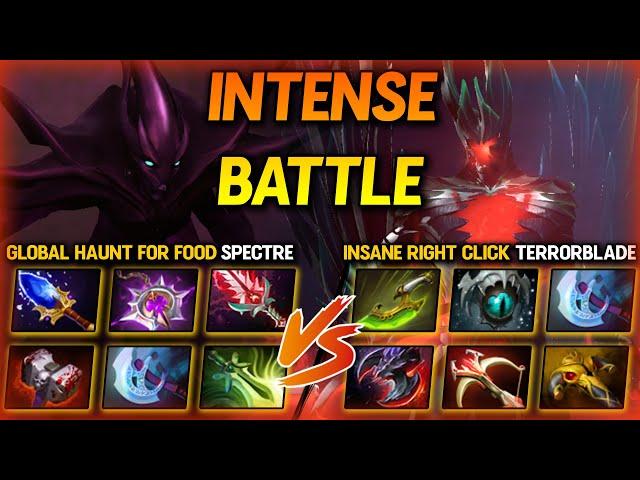 INTENSE BATTLE BETWEEN GLOBAL HAUNT FOR FOOD SPECTRE VS. WORLD BEST RIGHT CLICK TERRORBLADE DOTA 2