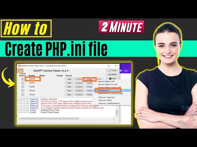 How to create php.ini file 2024 | How to 1 minute