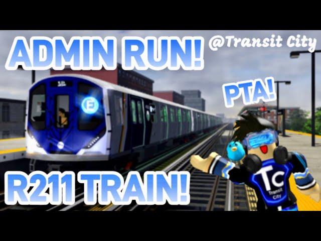 ᴴᴰ⁶⁰ ᴴᴰᴿ Roblox | PTA Subway: Fifth Av Lines - R211 (Admin Run!)