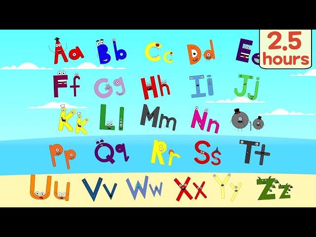 Alphabet, Phonics +More Kids Songs | 2.5 Hours of English Tree TV