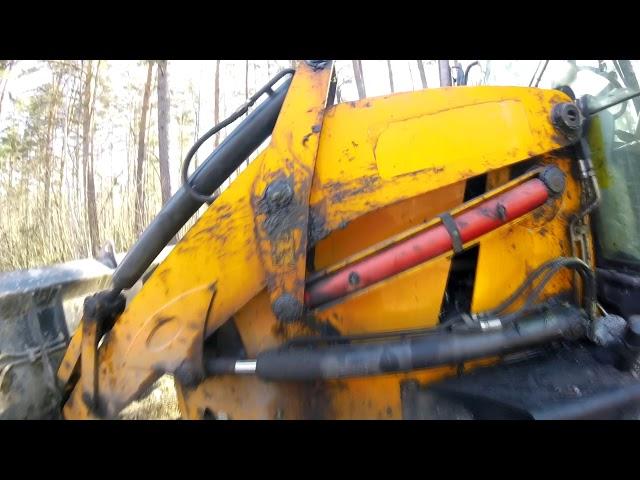 JCB 3 CX рабочий день после ремонта