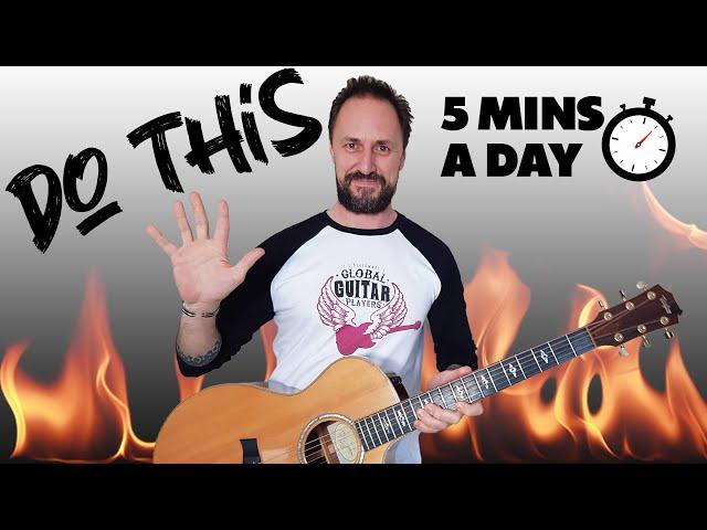 5 Minute Guitar Routine (what to practice)