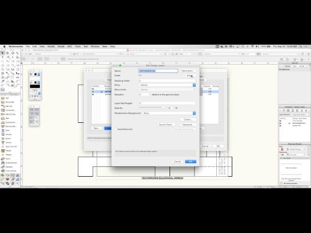 SCALING AN OBJECT IN VECTORWORKS