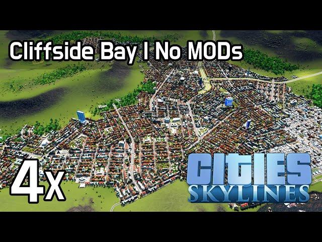 Cities Skylines - Cliffside Bay (No MODs) | 클리프사이드만