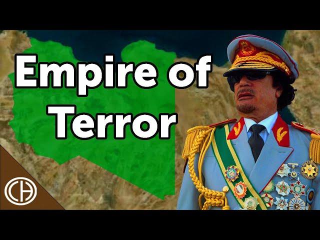 How was Gaddafi's Libya was involved in International Terrorism?