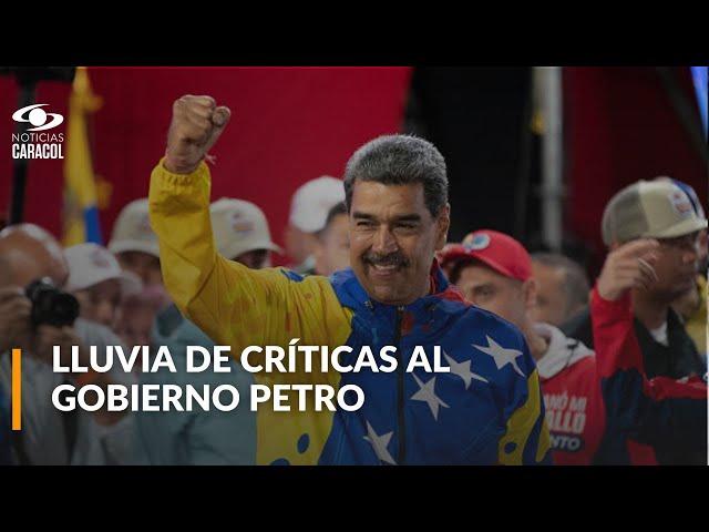 Críticas al gobierno Petro por enviar representante colombiano a la posesión de Nicolás Maduro