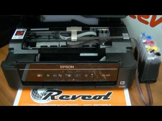 Установка СНПЧ Revcol XP103 на МФУ EPSON XP-207