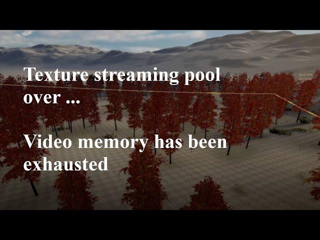 texture streaming pool in unreal 5.1