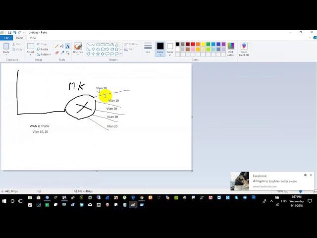 Mikrotik How to Configure Trunk and Access VLAN on MK Router