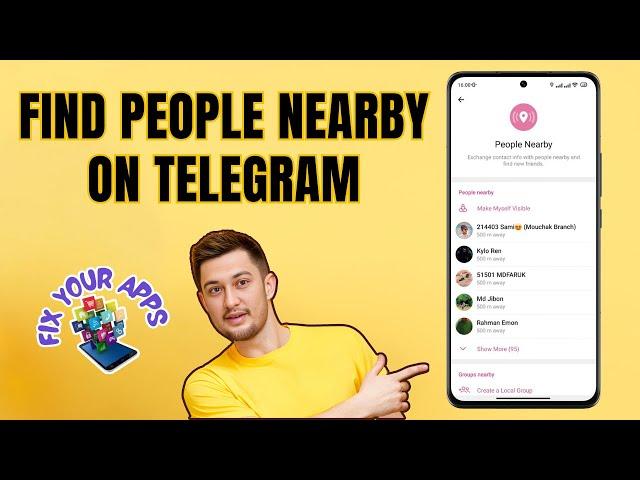 How to Find People Nearby on Telegram