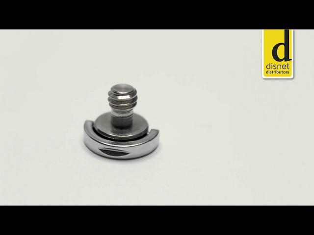 Caruba 1-4- schroef met D-Ring - metaal Stopmotion