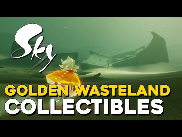 Sky Children Of The Light Golden Wasteland All Collectible Locations (All Winged Lights & Spirits)