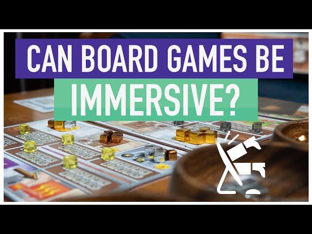 The Psychology of Immersion in Board Games — A Video Essay