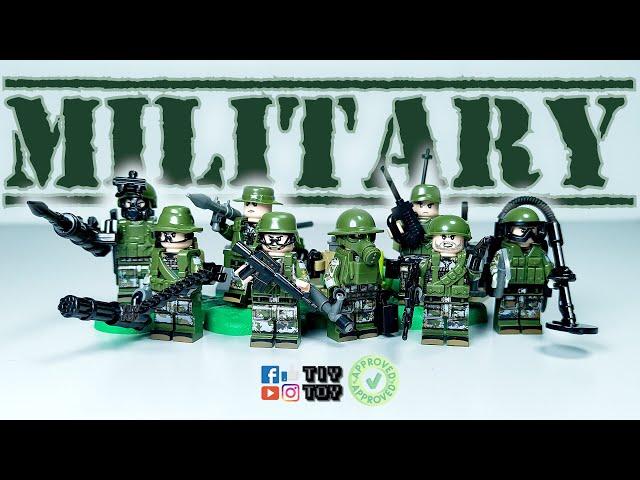  [FULL] LEGO SEMBO Block Unboxing Review 【CUSTOM】 LEGO Military Minifigures MOC Build 乐高 ЛЕГО 레고 レゴ