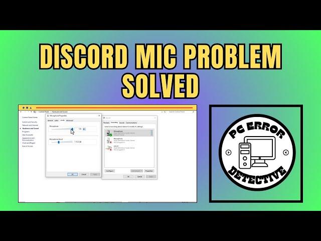 How To Fix Discord Mic Not Working In Windows PC - Full Guide