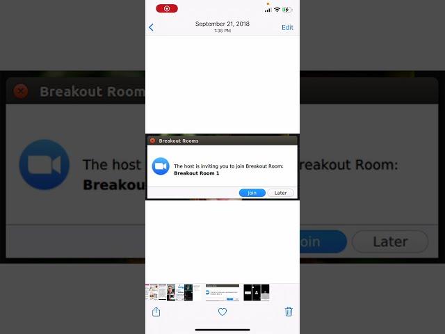 How to Join and Leave Zoom Breakout Room on iOS