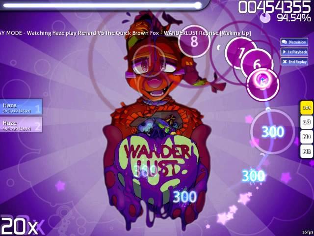 [osu!] Renard VS The Quick Brown Fox - WANDERLUST Reprise (Haze)