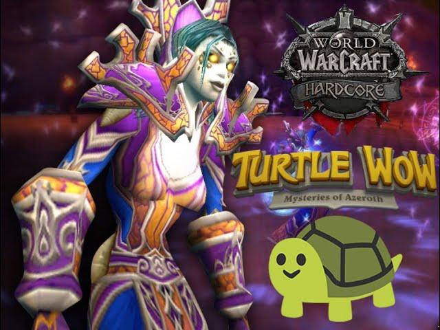 Туртл WoW хардкор челленджМаг  Turtle WoW HC Challenge Mage 1-60 WoW Classic