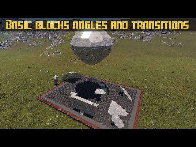 Empyrion Galactic Survival - Basic block set angles and transitions