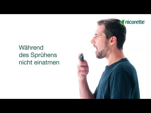 nicorette® Spray Anwendung: So funktioniert’s!