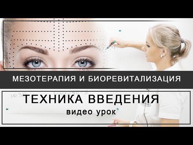 Мезотерапия и биоревитализация - техника введения препаратов