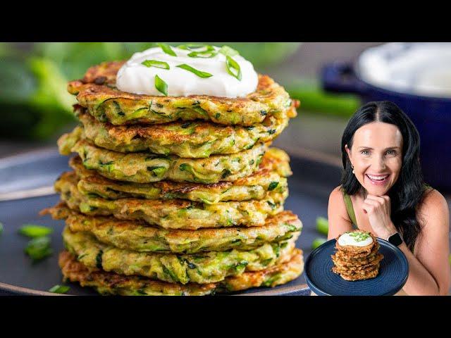 EASY Zucchini Fritters with Only 5 Ingredients