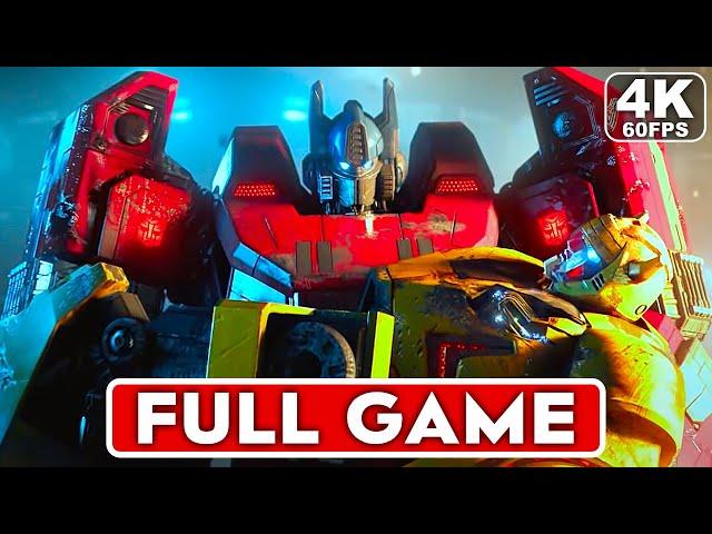 TRANSFORMERS FALL OF CYBERTRON Gameplay Walkthrough Part 1 FULL GAME [4K 60FPS PC] - No Commentary