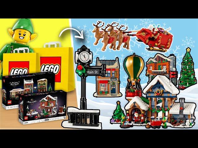 Building a LEGO Winter Village!