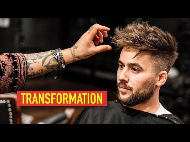 Mens Hair Transformation: From Long to Short | Textured Spiky Quiff ft. Jordan O'Brien