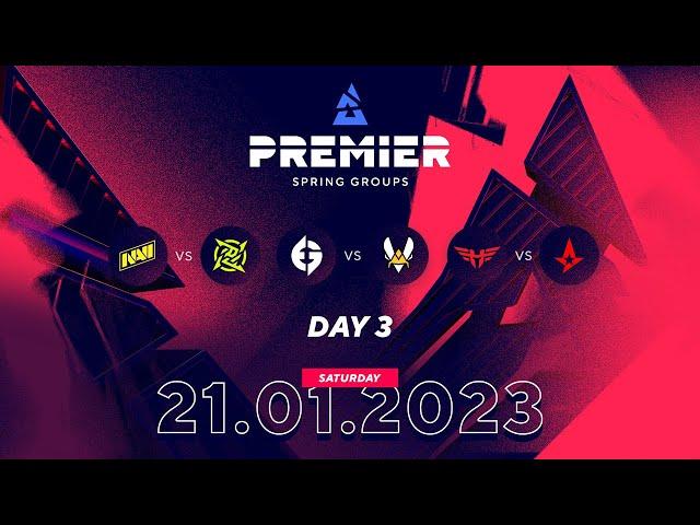 BLAST Premier Spring Groups 2023, Day 3: NAVI vs NIP, EG vs Vitality, Heroic vs Astralis