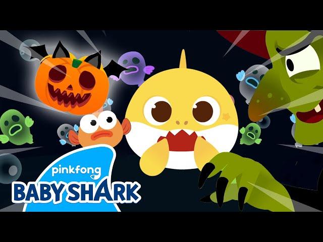 Run Away from the Ghosts, Baby Shark! | +Compilation | BEST Halloween Story | Baby Shark Official