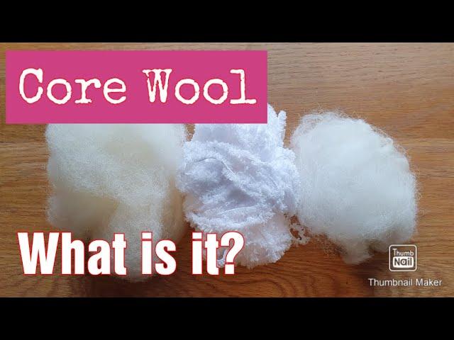 What is CORE WOOL? Here is a quick answer | Needle Felting for Beginners | Needle Felting Explained