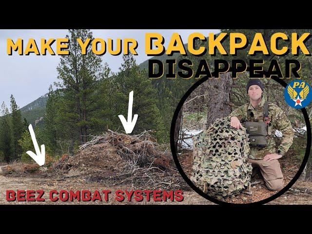 Predator-ghillie pack cover: Beez combat systems