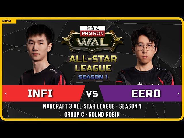 WC3 - [ORC] Infi vs Eer0 [UD] - Round Robin - Warcraft 3 All-Star League - Season 1