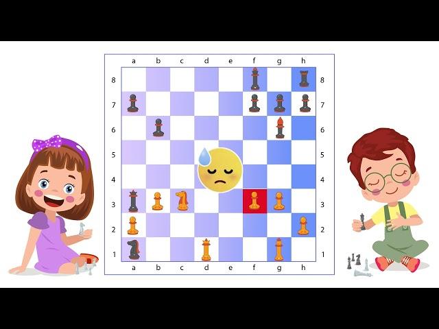 Solve Easy Chess Moves For Kids - P1 | Cute Chess World