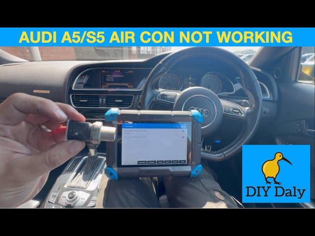 Audi A5 / S5 Air con not working 00256 pressure sensor fault (G395)