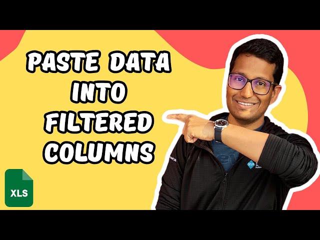 Paste Data into Filtered Columns in Excel (Clever Tricks)