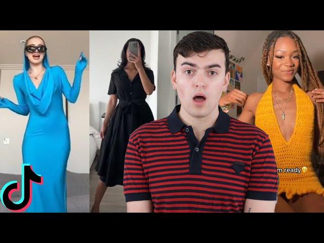 Reacting to TikTok Thrift Fashion Designers