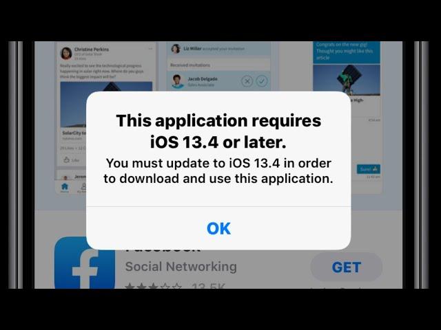 How to Fix This Application Requires iOS 13.4 or Later on iPhone and iPad?