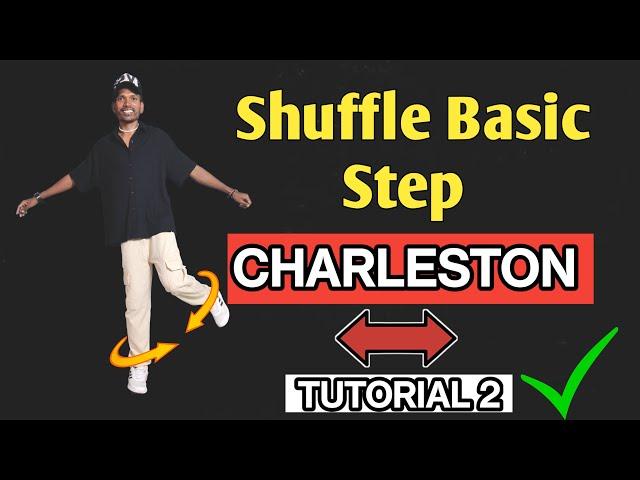 Shuffle basic step CHARLESTON Tutorial 2 for beginners.