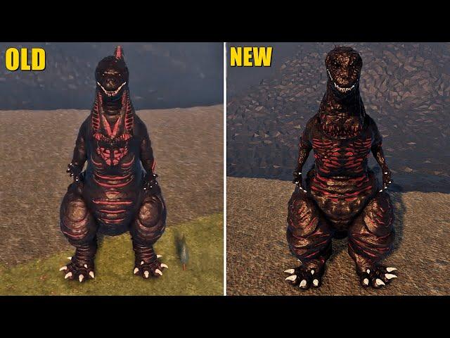 Shin Godzilla Old vs New Remodel Comparison | Kaiju Universe