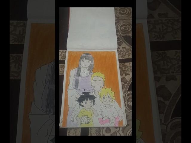 Naruto's Family drawing #naruto #art #chandan Mehta arts#anime #shorts#artist #trending#viral