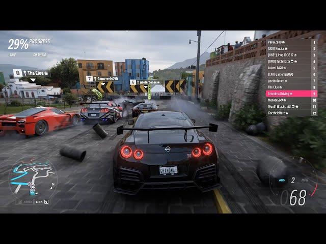 Forza Horizon 5 - My First Races in S1 Online Custom Racing w/ Widebody Nismo GT-R